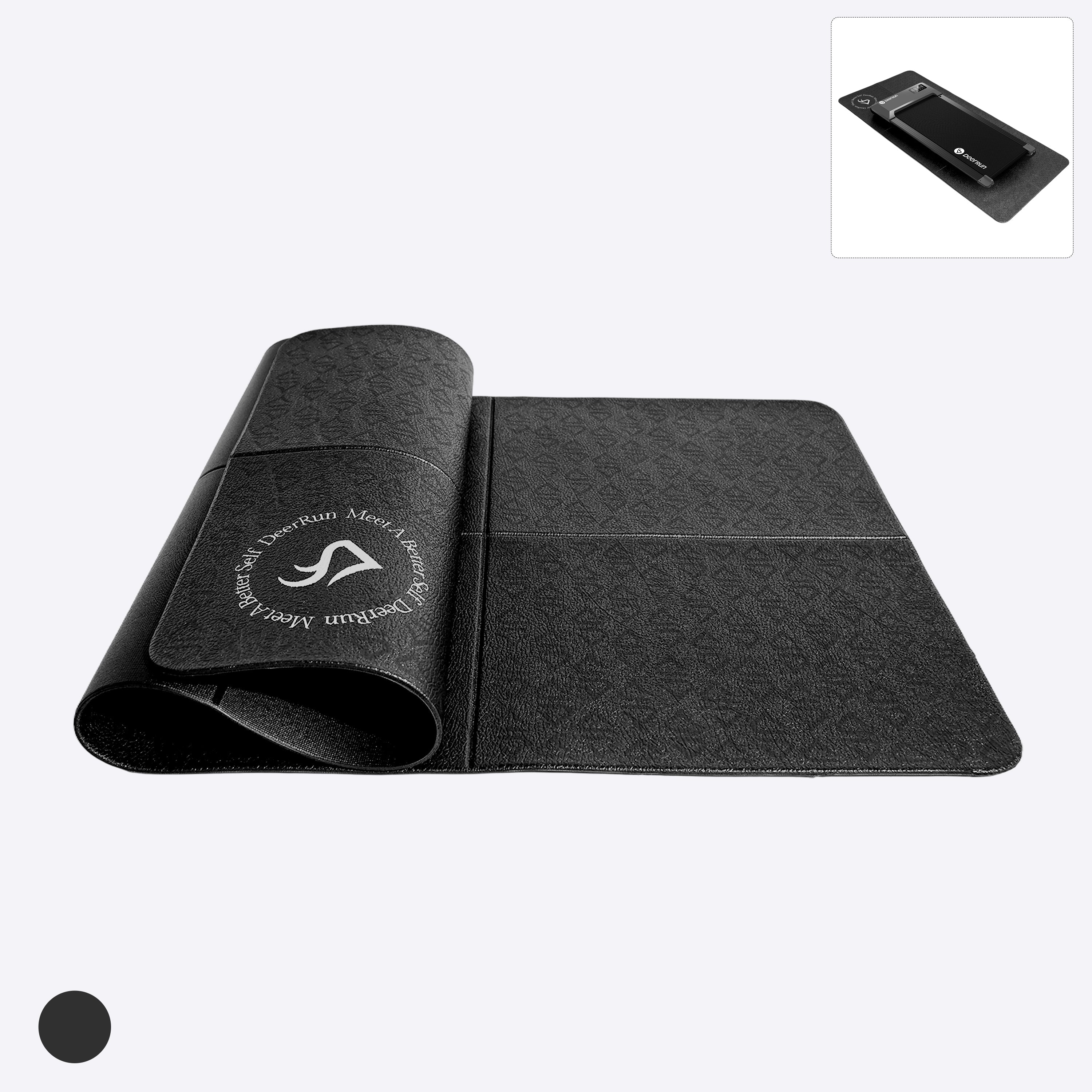 Tapis de course pliable DeerRun® Glory en PVC Signature 6 MM, haute densité