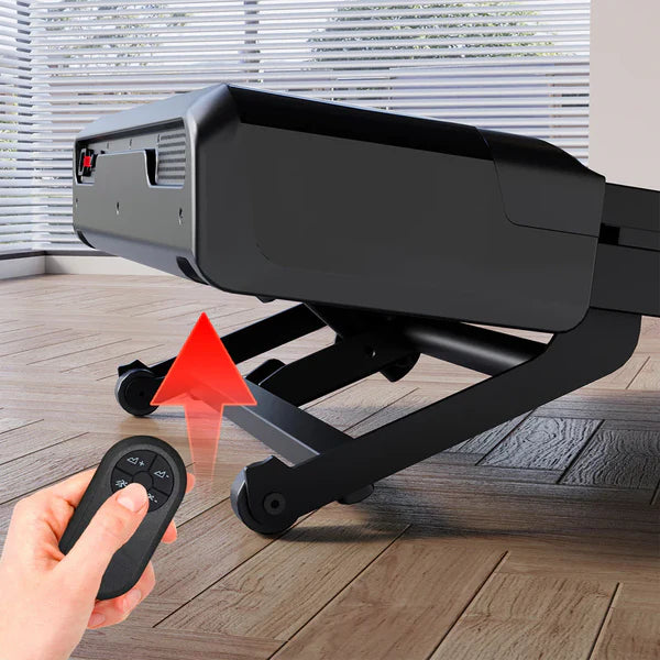 DeerRun Z10 12% Auto Incline Smart Walking Pad Treadmill with Remote Control + Extension Power Cord(10ft)