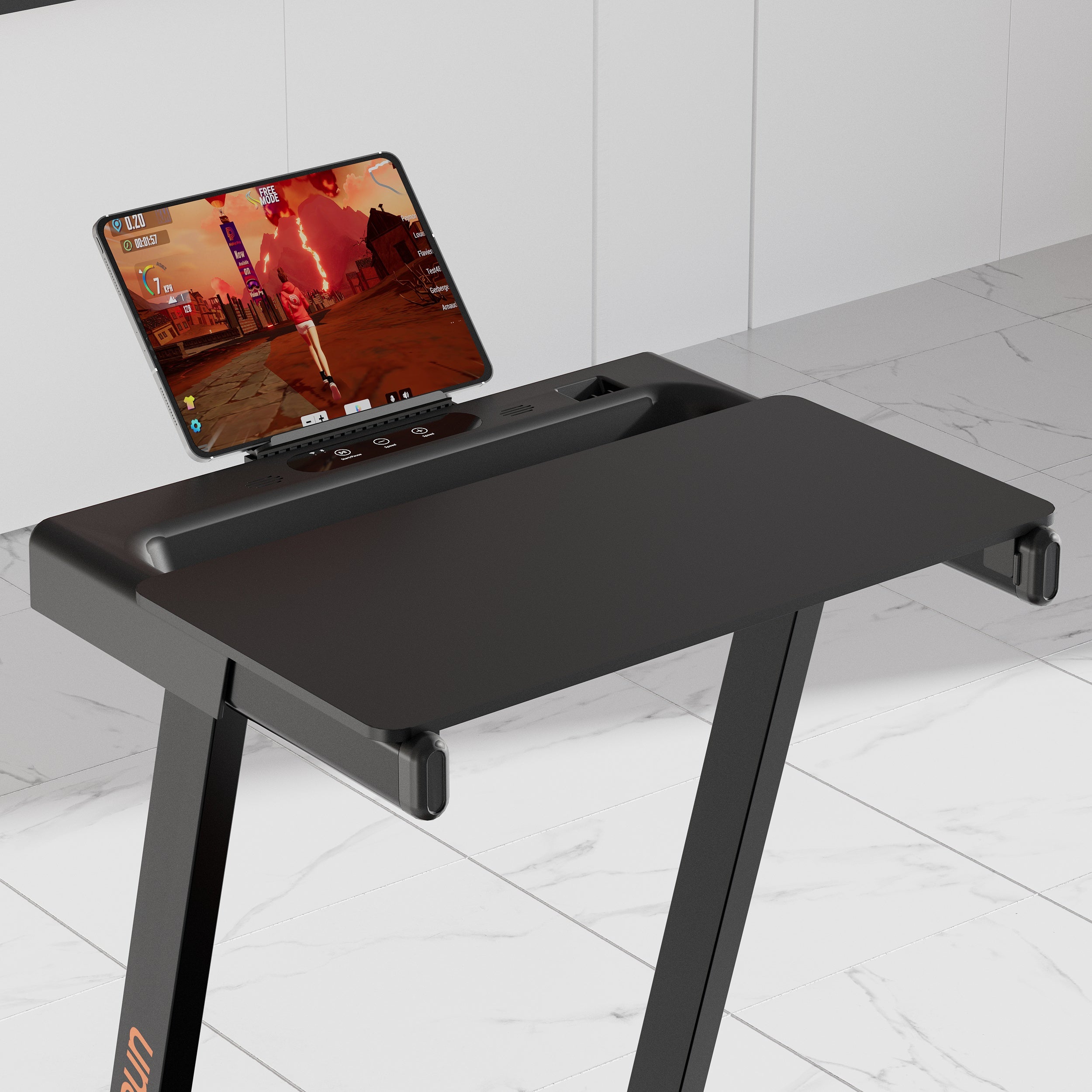 Tapis de course intelligent pliable DeerRun A1 Pro Elite avec prise en charge de l'inclinaison manuelle à 6 % Bluetooth et commande à distance sans fil