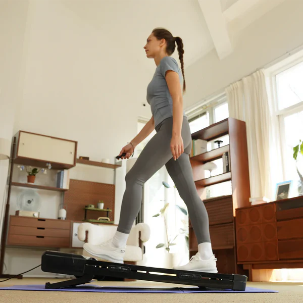 DeerRun Z10 12% Auto Incline Smart Walking Pad Treadmill with Remote Control + Extension Power Cord(10ft)