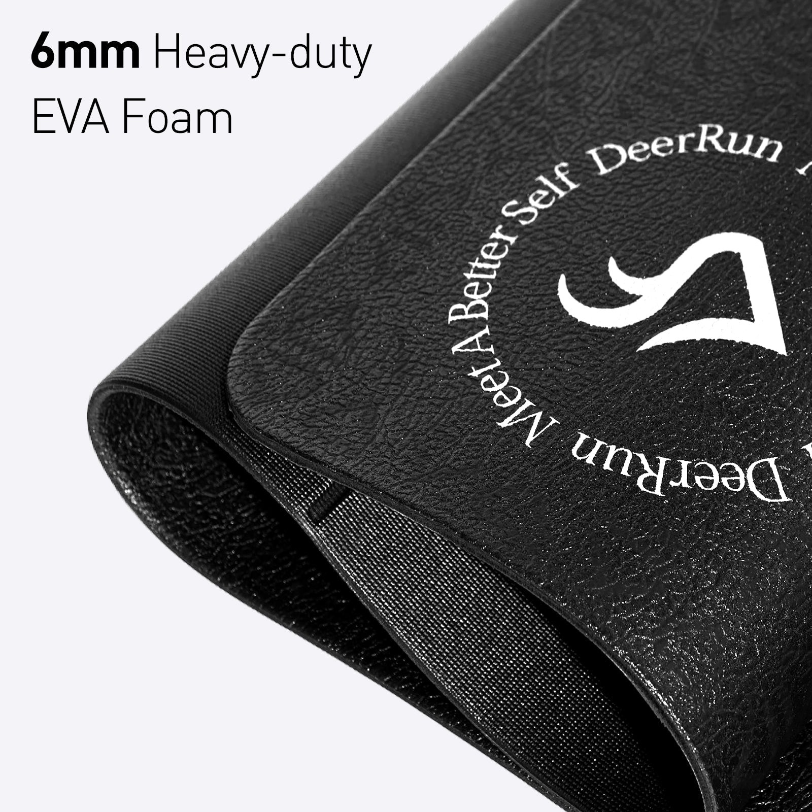Tapis de course pliable DeerRun® Glory en PVC Signature 6 MM, haute densité