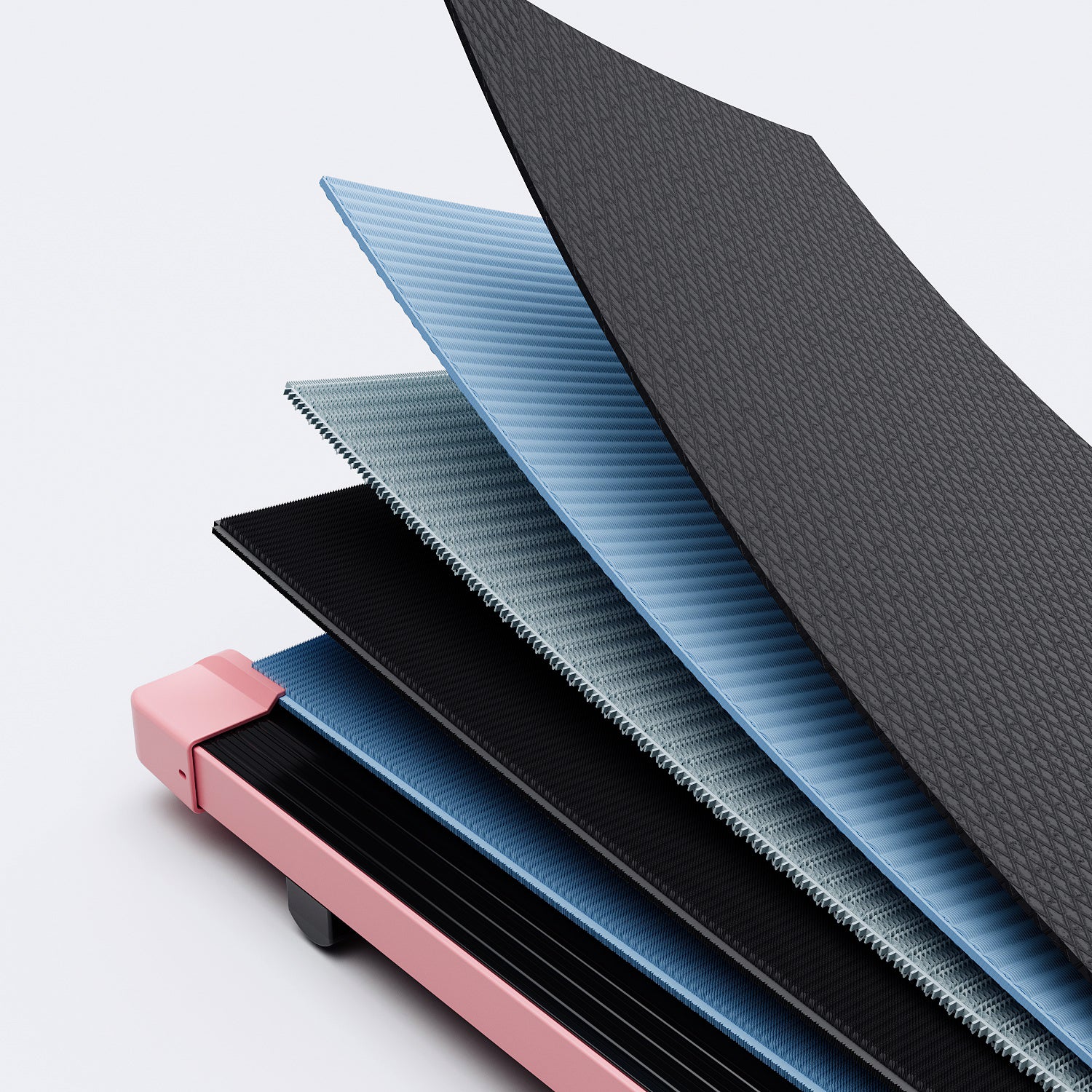 Tapis de course pliable intelligent 2 en 1 DeerRun Bloom Edition : lignes épurées, motifs floraux subtils : le fitness moderne rencontre l'art