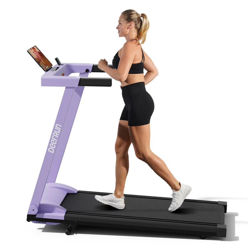 DeerRun A1 Pro Elite Folding Smart Treadmill with 6% Manual Incline Support Bluetooth & Remote Wireless Control