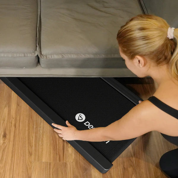 Tapis de marche DeerRun Q1 Classic Mini, capacité de 136 kg, avec télécommande et tapis de course