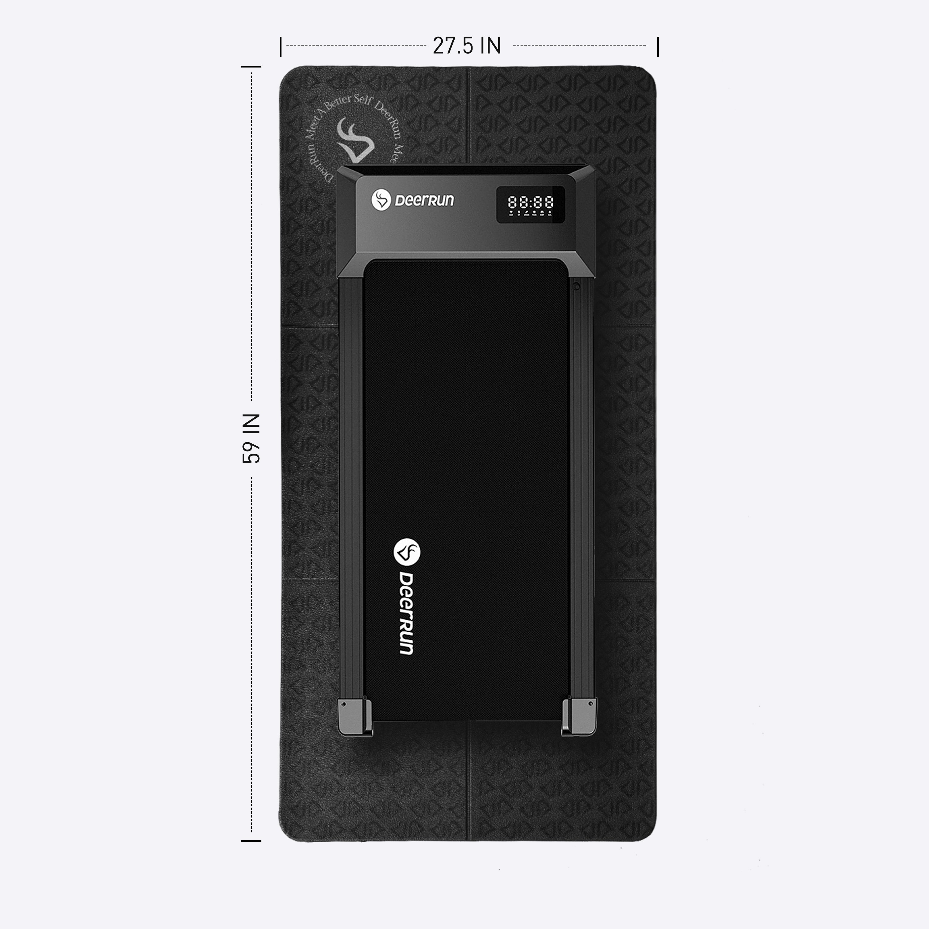 Tapis de course pliable DeerRun® Glory en PVC Signature 6 MM, haute densité