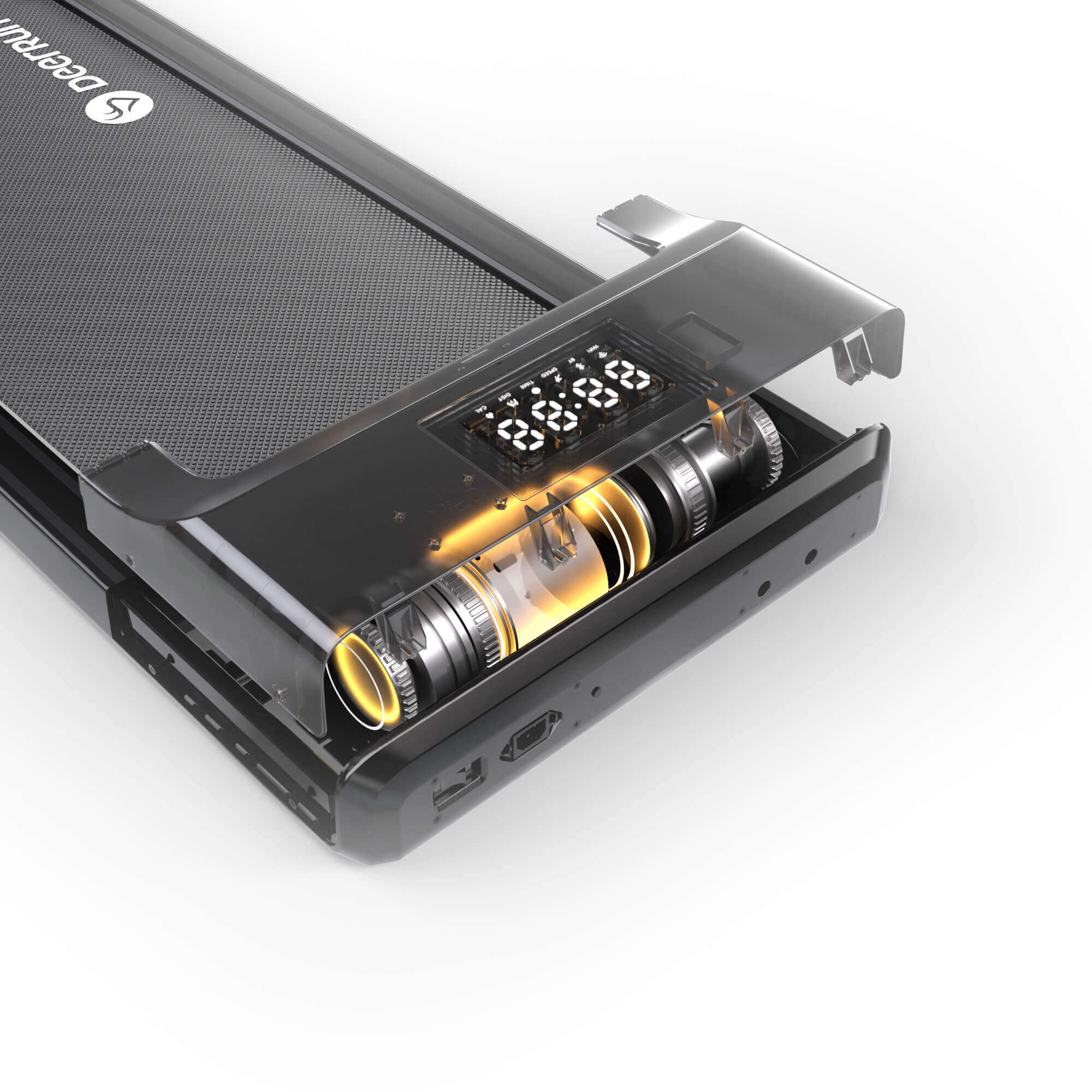 DeerRun Q1 Classic Mini Walking Pad 300 Lbs Capacity with Remote Control