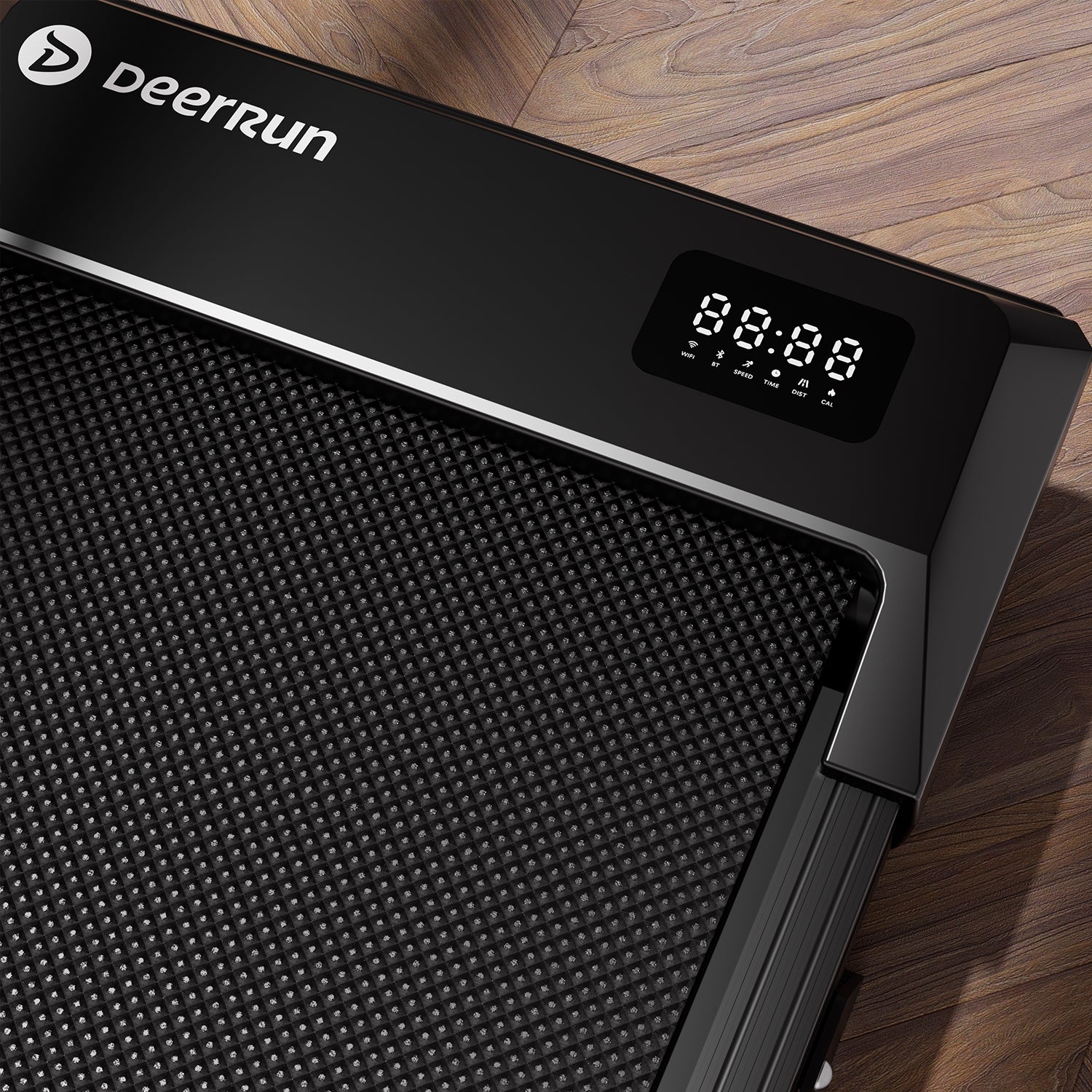 Tapis de course sous-bureau DeerRun Q1 Urban Mini Capacité de 265 lb avec télécommande - Doré