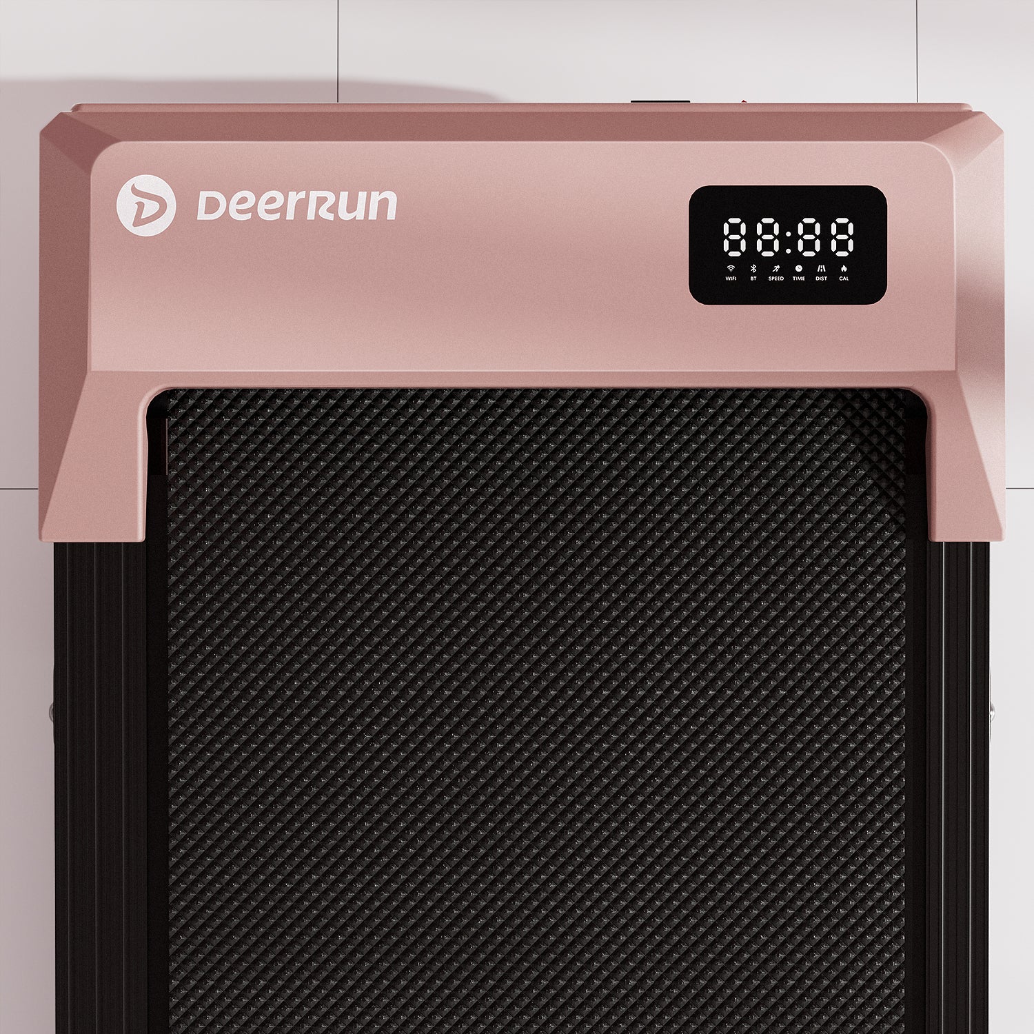 DeerRun Q2 Urban Smart Walking Pad with 7% Incline Treadmill Remote Control Rose Gold