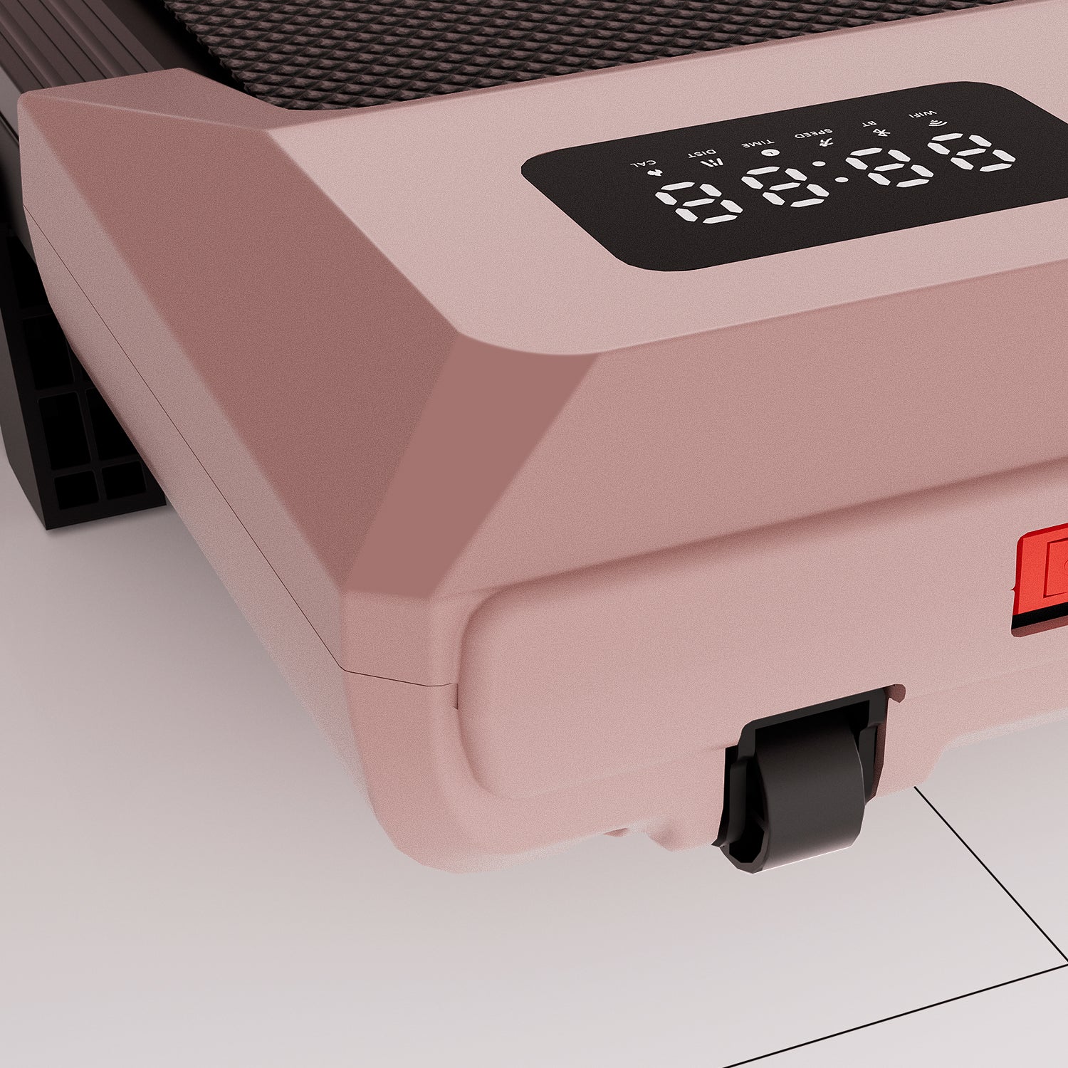DeerRun Q2 Urban Smart Walking Pad with 7% Incline Treadmill Remote Control Rose Gold