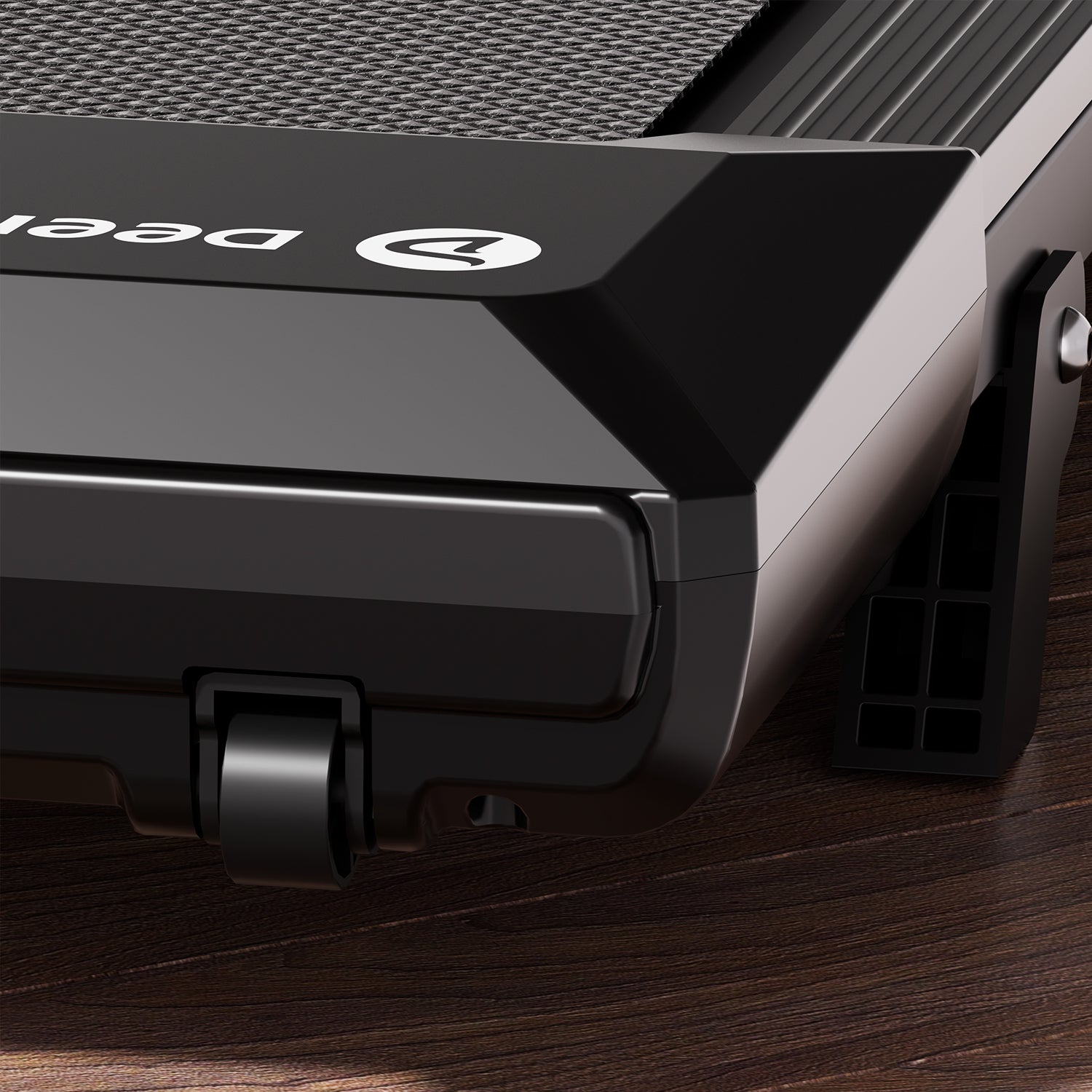 Tapis de course sous-bureau DeerRun Q1 Urban Mini Capacité de 265 lb avec télécommande - Doré