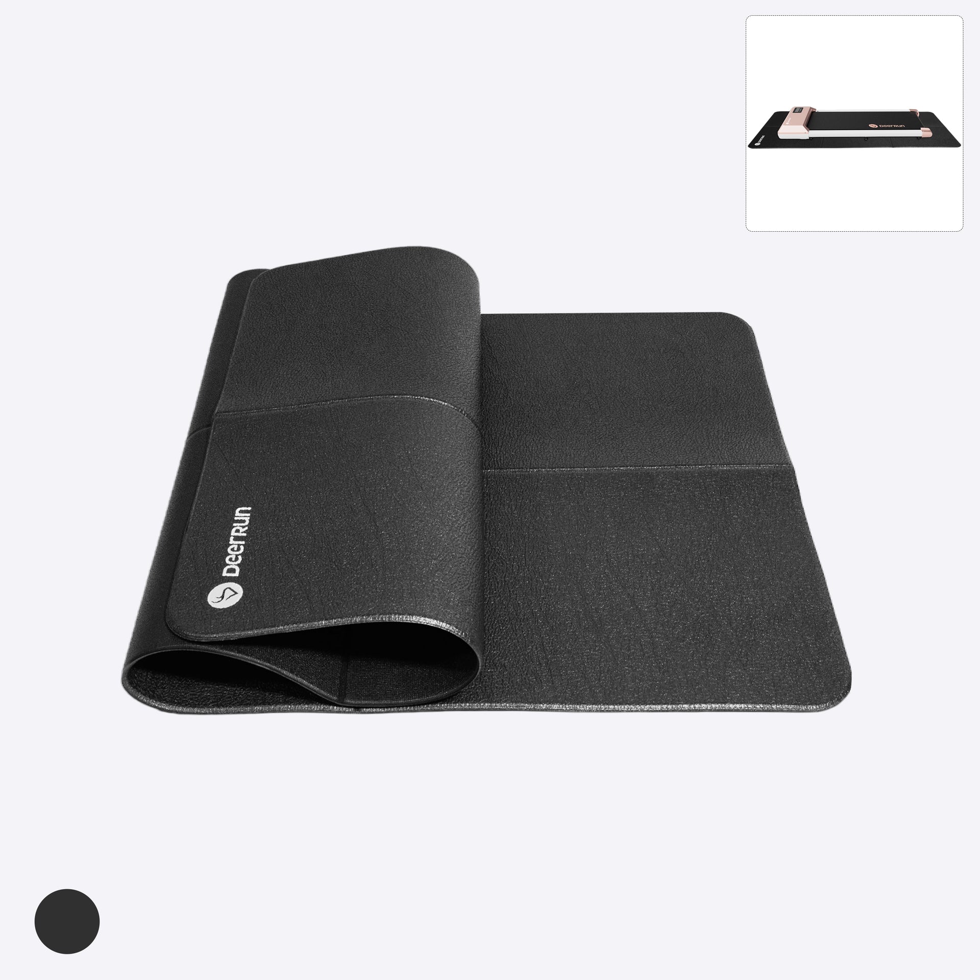 DeerRun® Foldable Treadmill Mat Water Slip & Noise Reduction