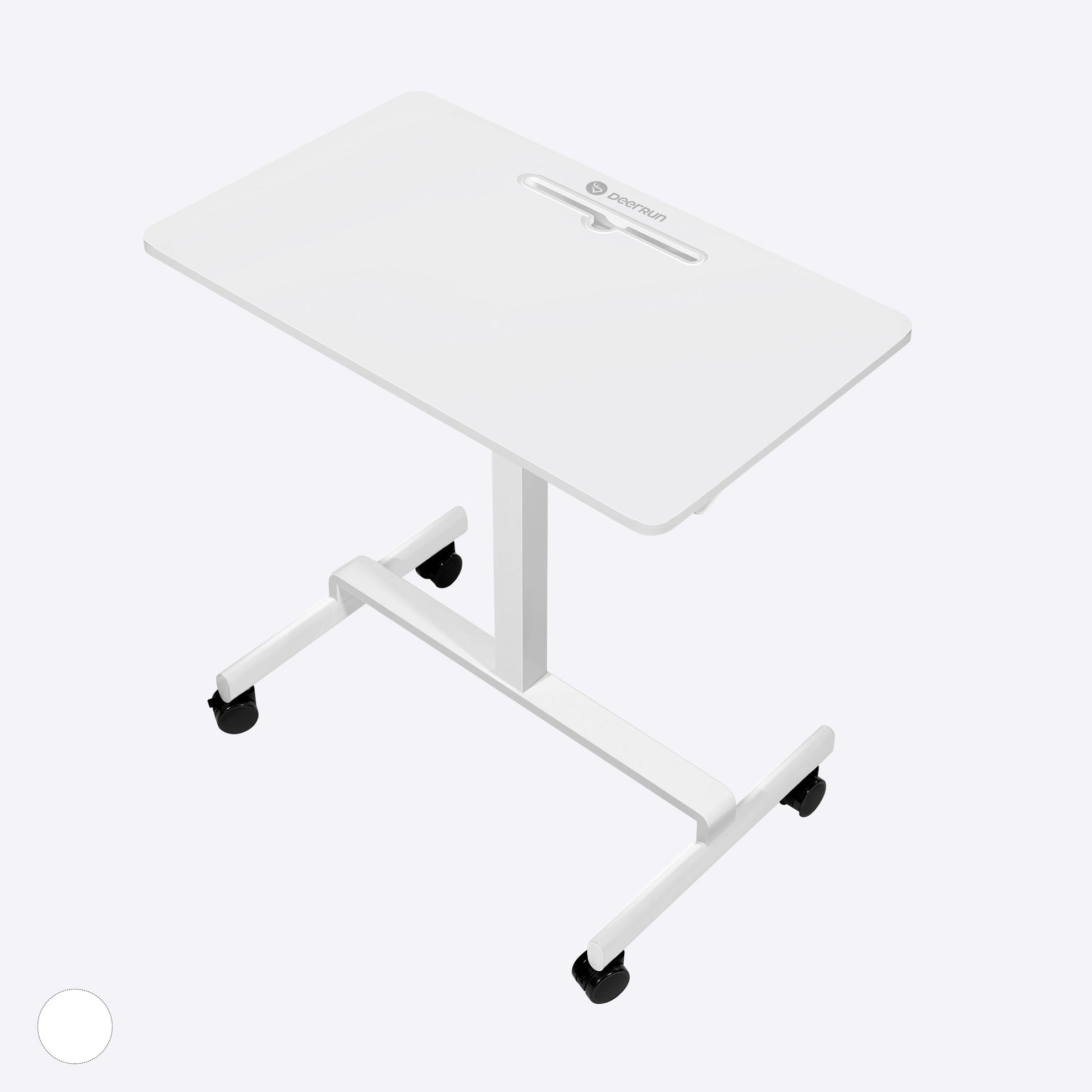 DeerRun® Adjustable Standing Desk - 31.5''L *18.9''W Large Rolling Laptop Desk for Treadmills