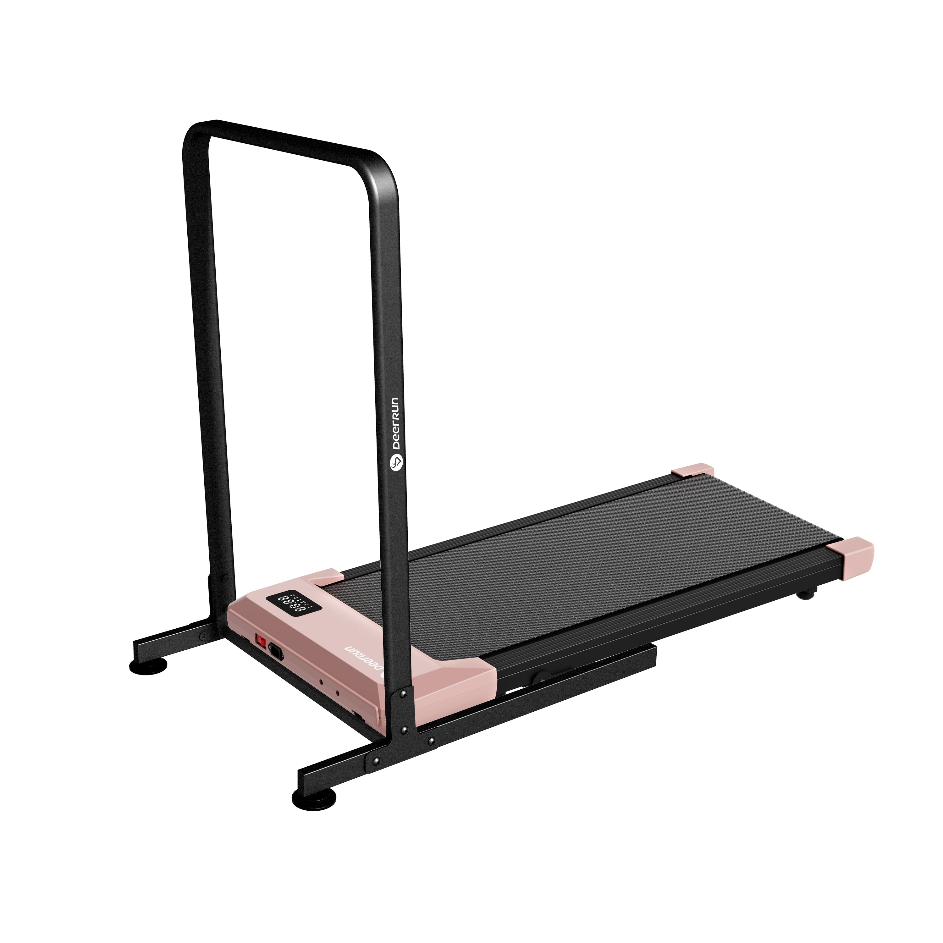DeerRun Q2 Urban Smart Walking Pad with 7% Incline Treadmill Remote Control Rose Gold