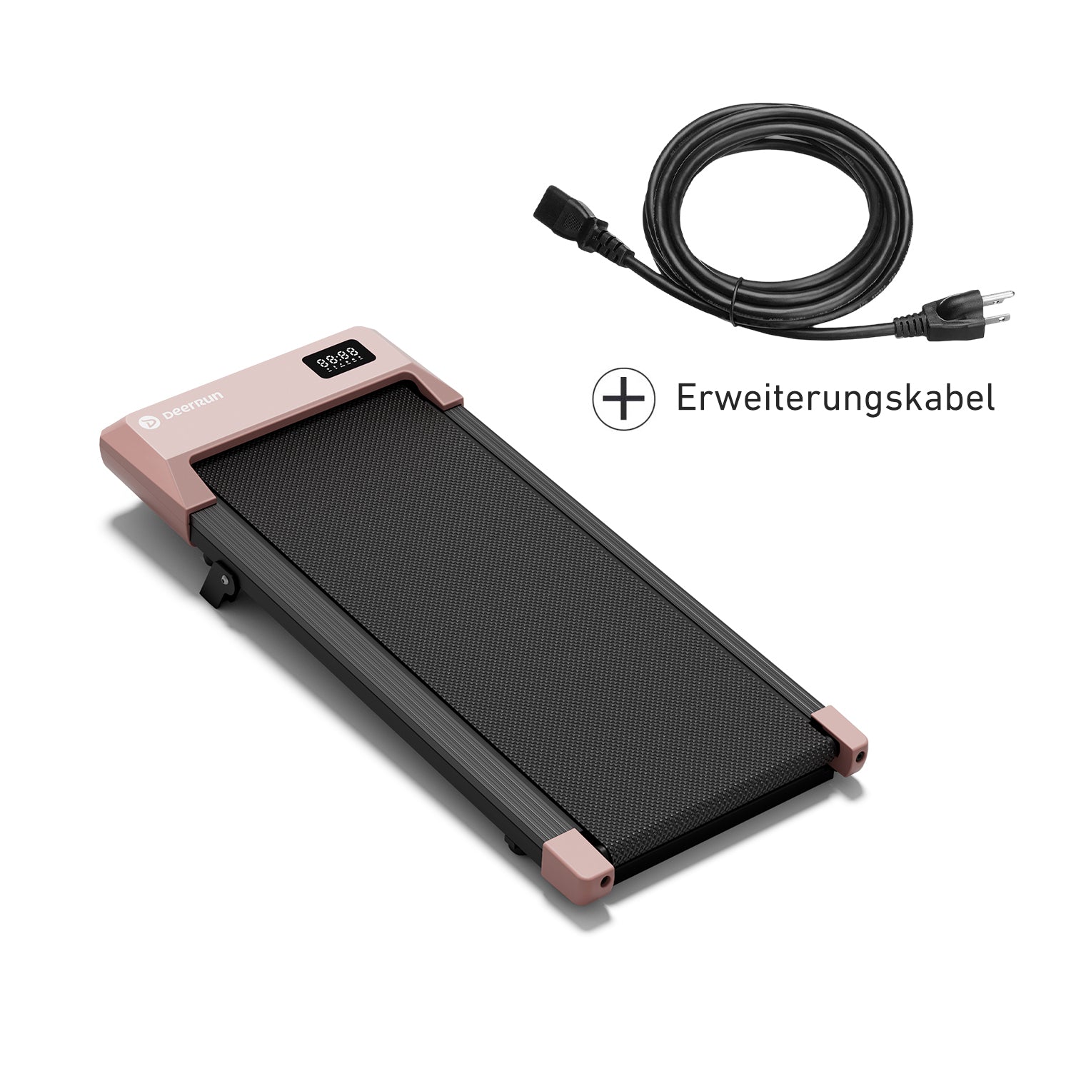 DeerRun Q2 Urban Smart Walking Pad with 7% Incline Treadmill Remote Control Rose Gold
