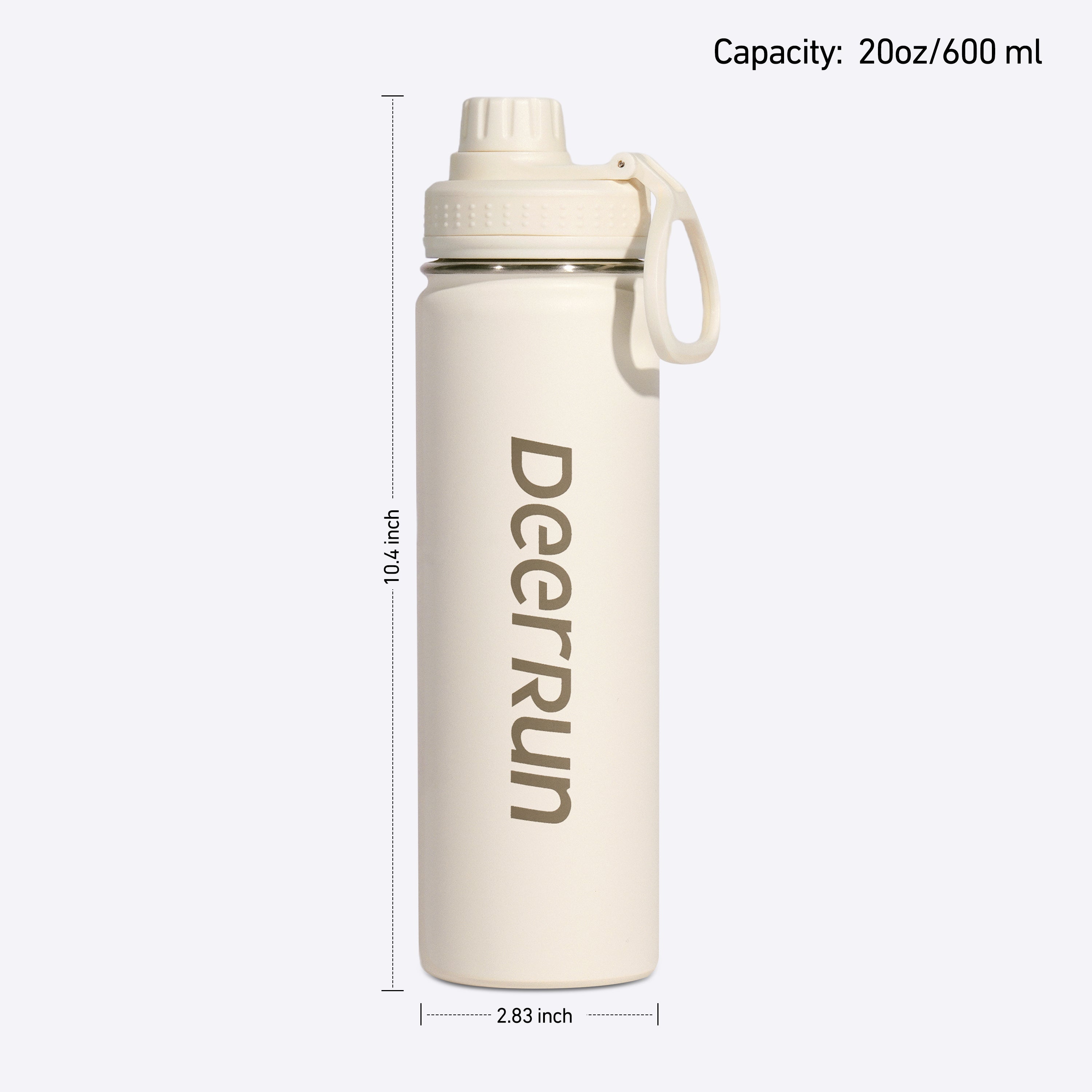 Bouteille d'eau de sport DeerRun® - 20 oz (600 ml)