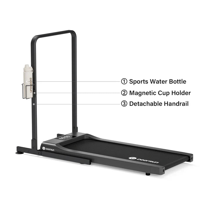 DeerRun Q1 Classic Pro Walking Pad 300Lbs Capacity & Longer Size with remote control